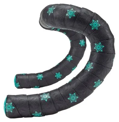 Ruban de Cintre Supacaz Super Sticky Kush Galaxy Noir/Celeste avec Bouchons