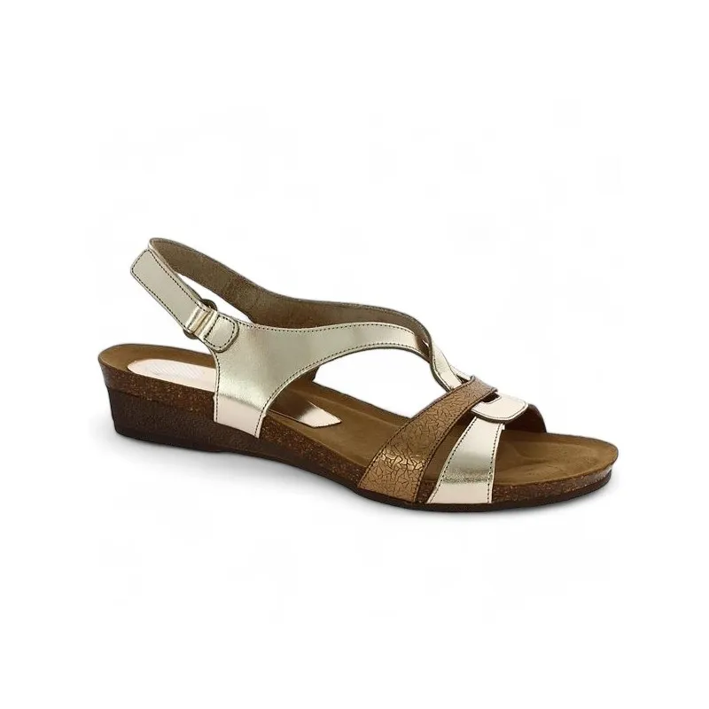 Sandales confort métalisée Xapatan