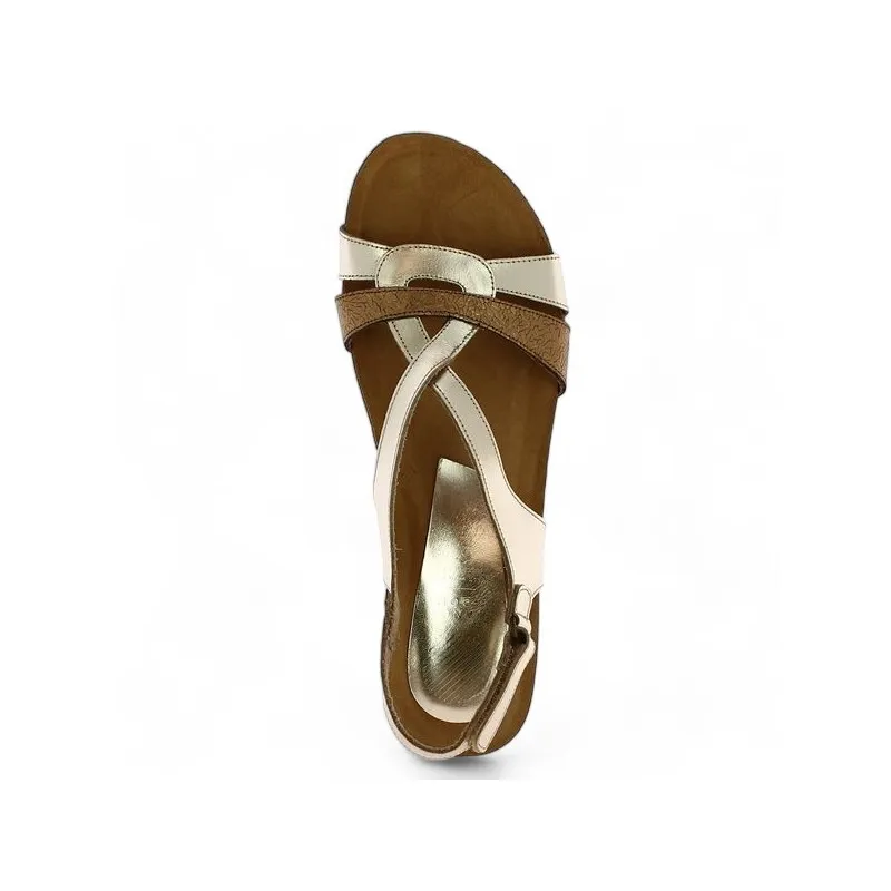 Sandales confort métalisée Xapatan