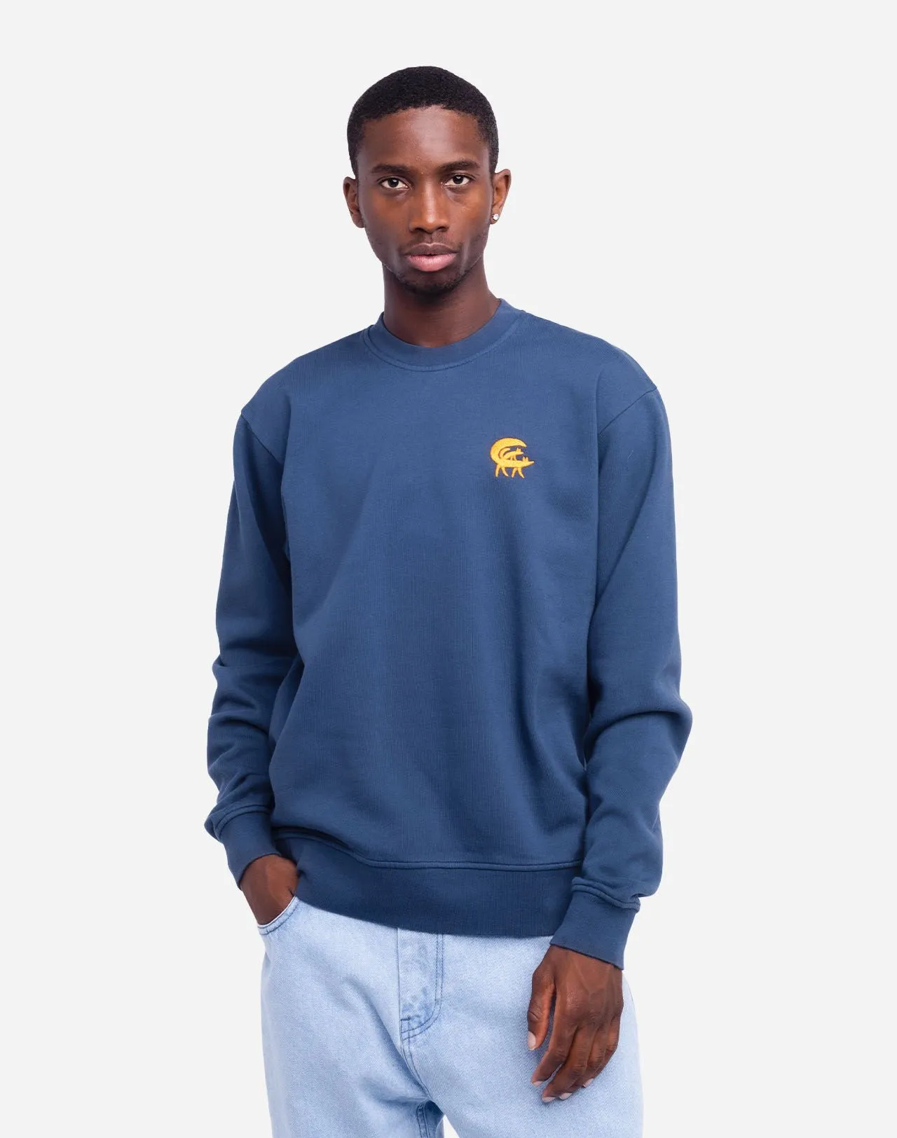 Sweat Father bleu indigo Taille XS Couleurs Indigo