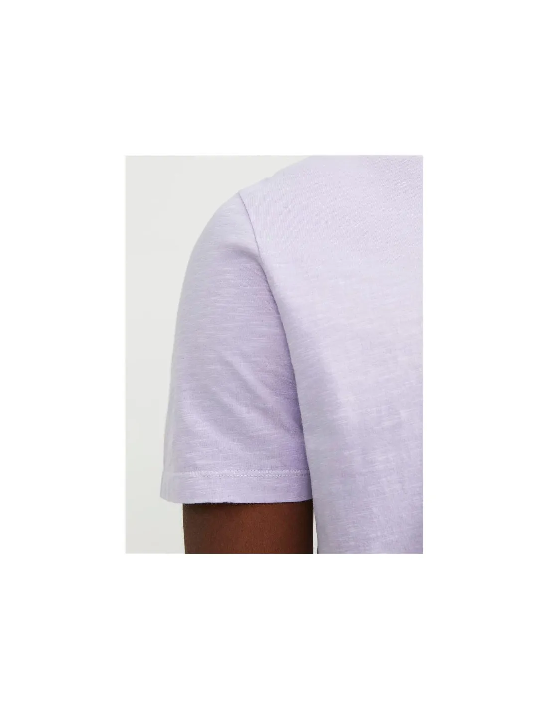 T-shirt Homme Jack & Jones col cassé Purple Rose