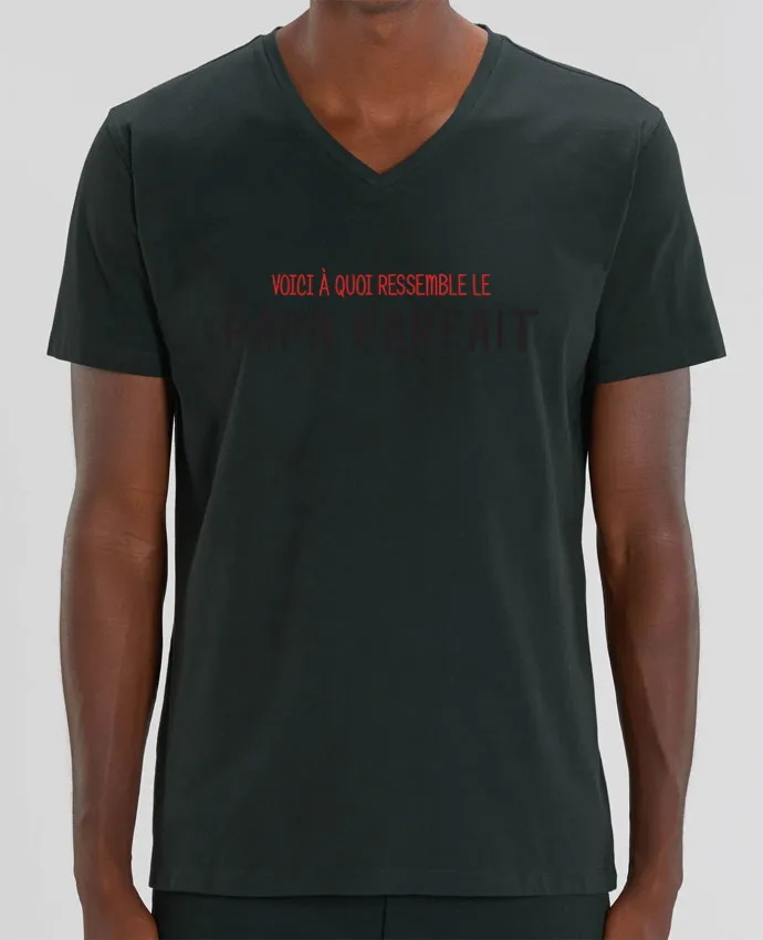 T-shirt homme Voici le papa parfait par tunetoo