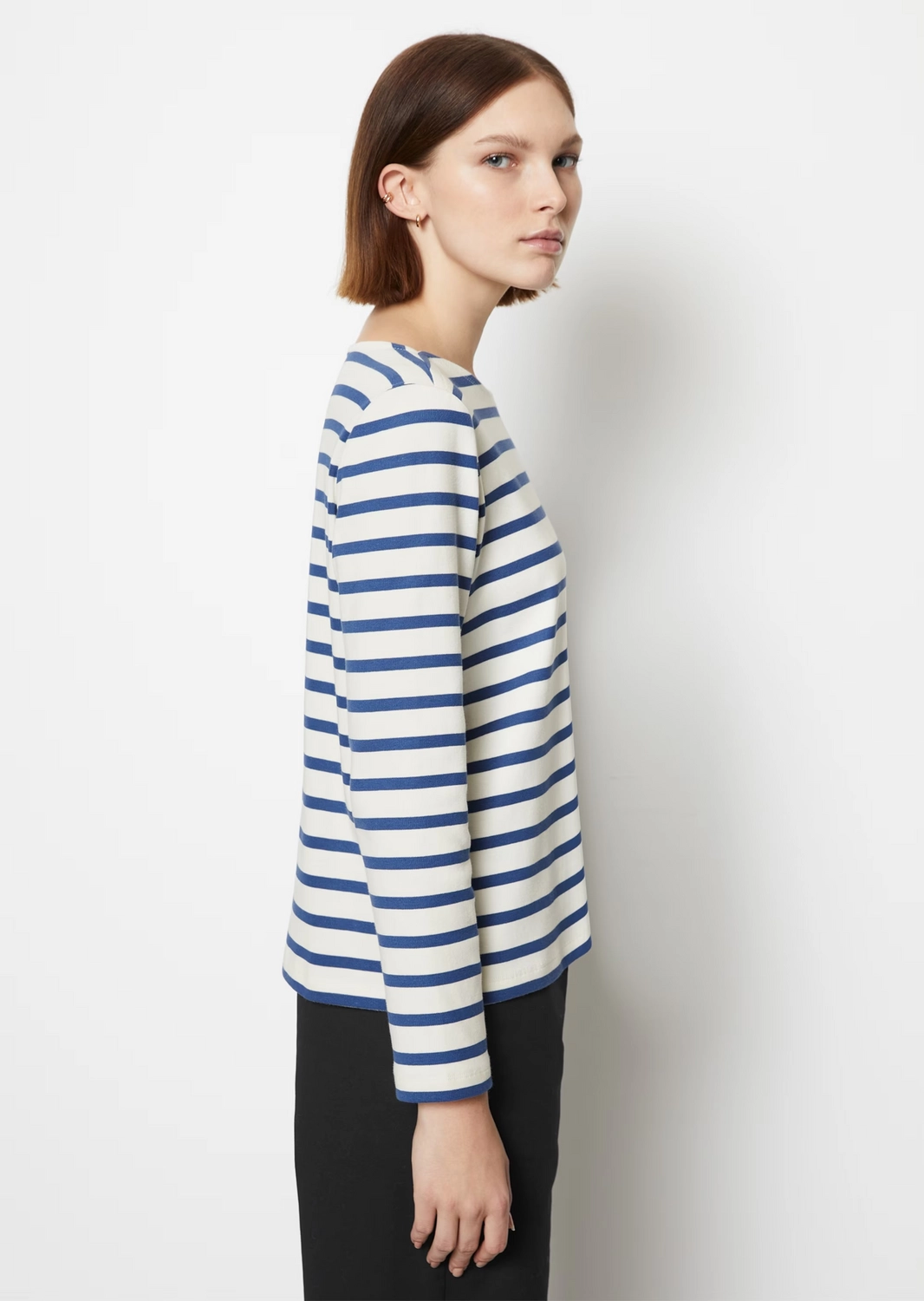 T-shirt Manches Longues Marc O'Polo Women 401303552379 Multi/Spring Blue