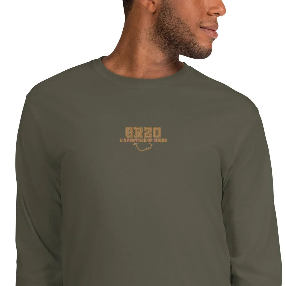 T-shirt ML Brodé GR20 L'Aventure of Corse
