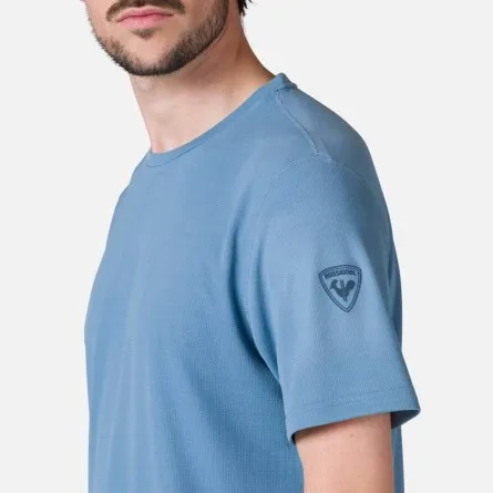 T-shirt respirant homme Rossignol Plain Tee blue yonder