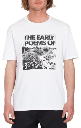 T-shirt Volcom Entertainment Poems Basic - White - men´s