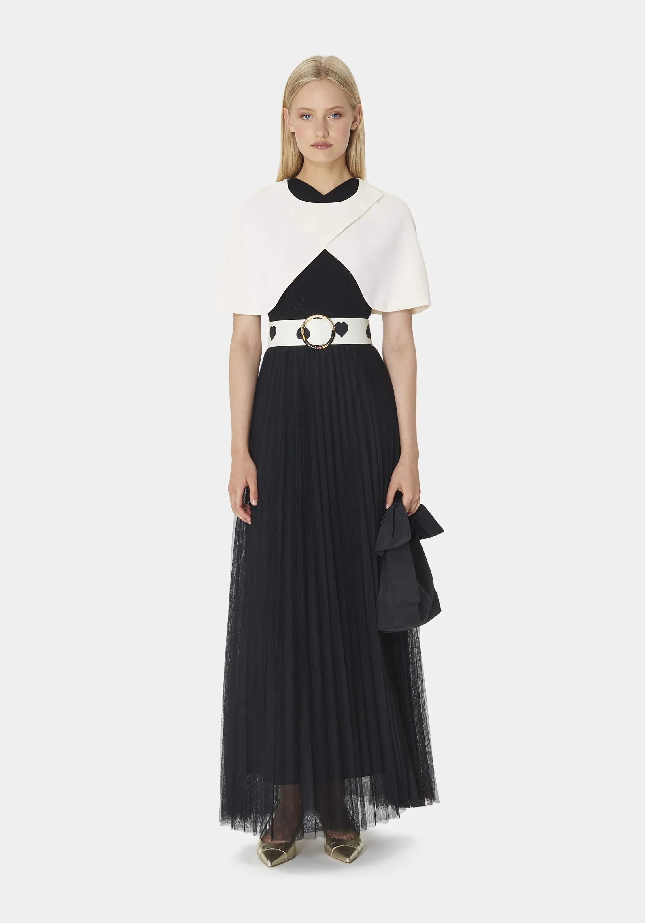 TARA JARMON  Cape cape  courte  rond - valentina - Blanc