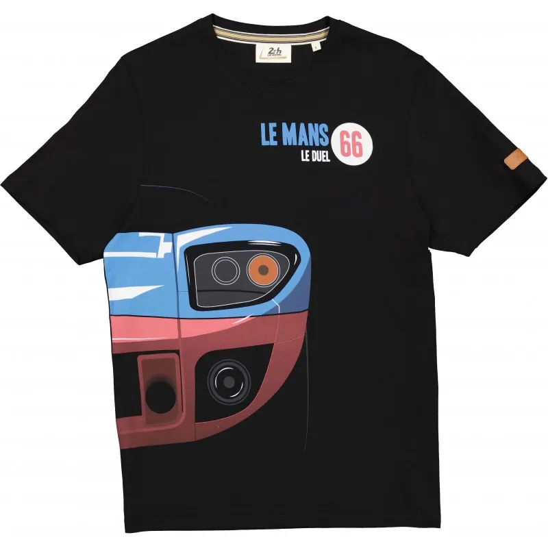 TEE SHIRT 24H LE MANS 66 CAR NOIR