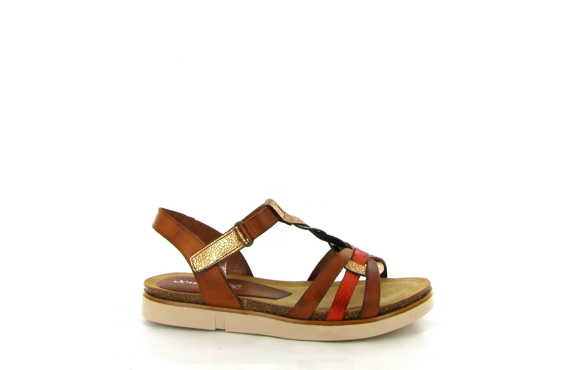 Xapatan nu pieds et sandales 1532 orange